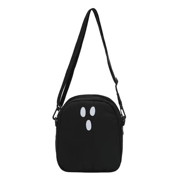 Handbags - NWOT - novelty ghost crossover bag / purse - black